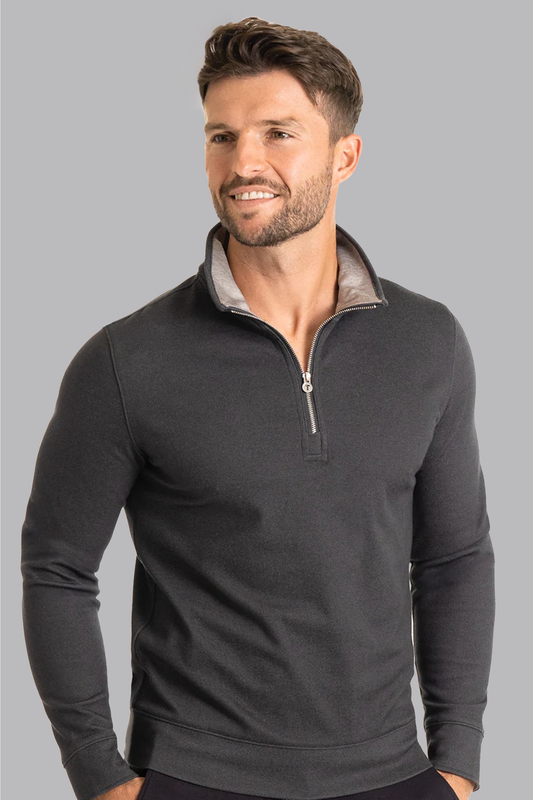 Performance Quarter Zip // Charcoal