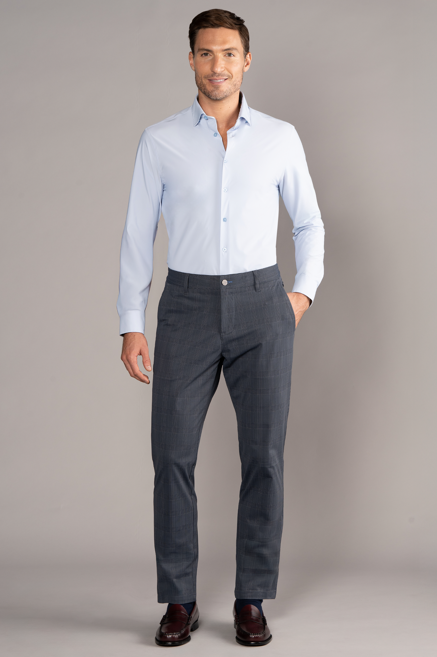 Performance Pants // Grey Prince of Wales